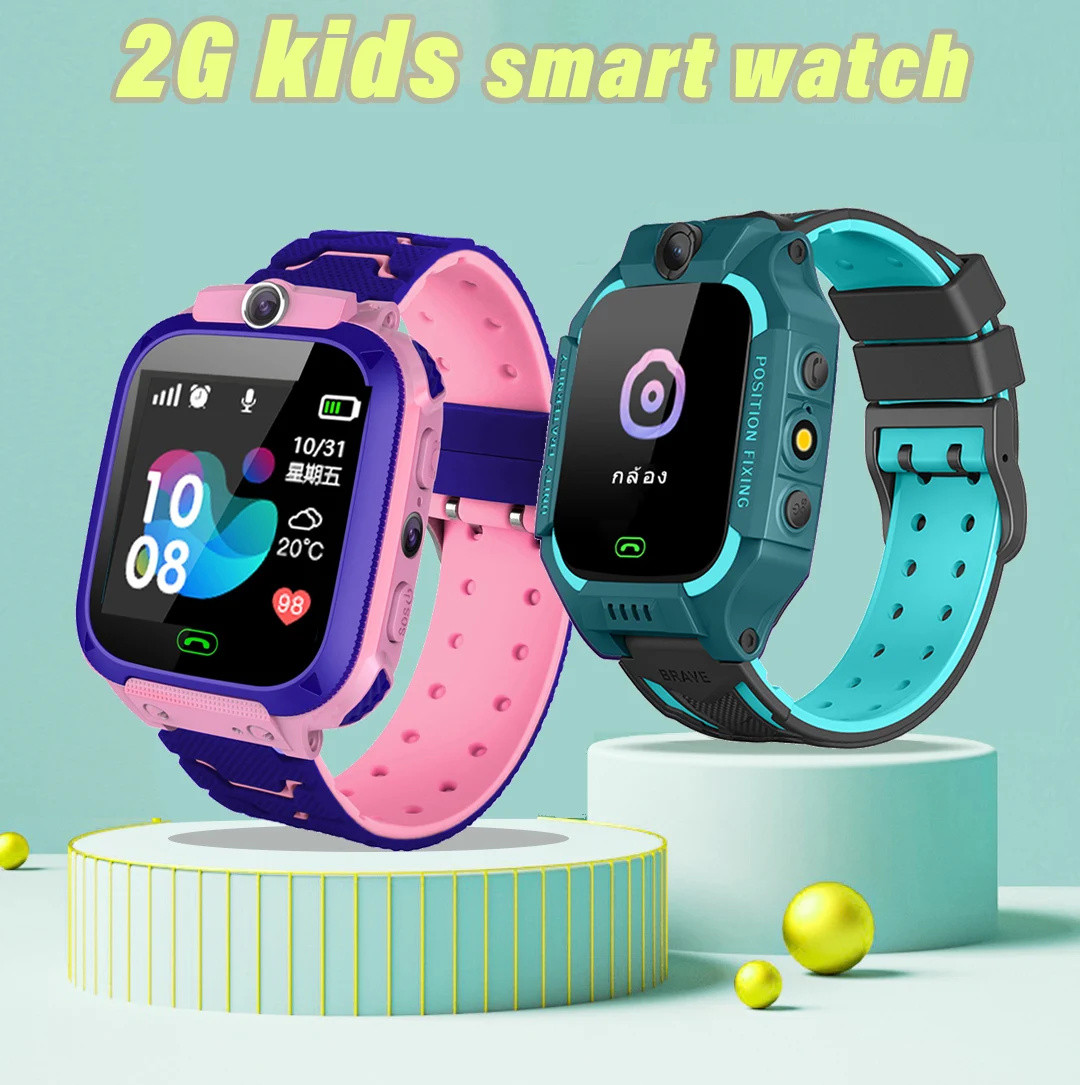 Smartwatch Watches For Kids - Reloj inteligente Q12 para niños, 2G,