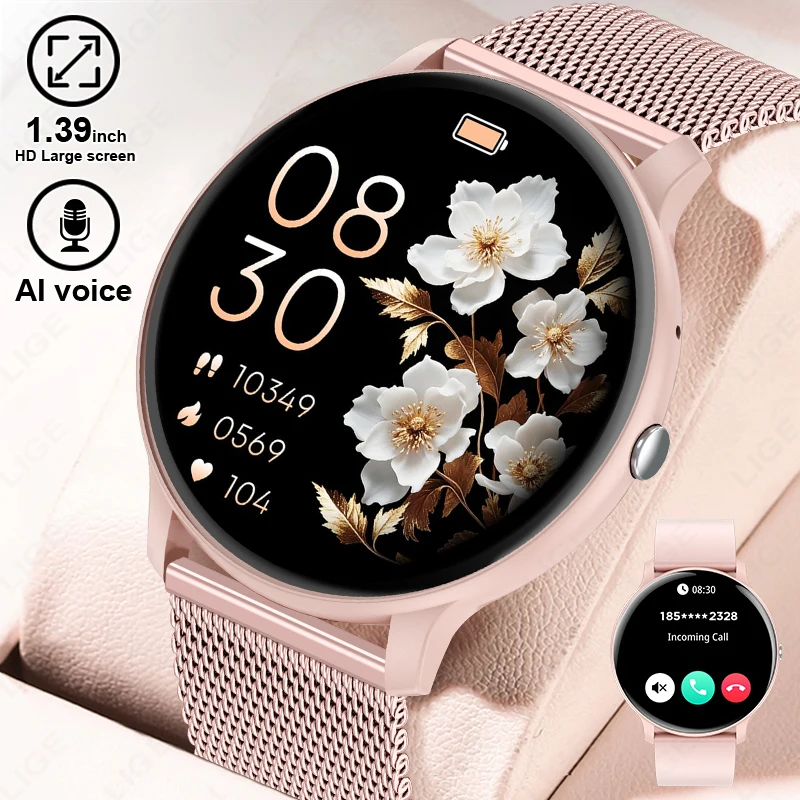 Watches Ladies Smartwatch - Reloj Inteligente LIGE con Llamadas Bluetooth