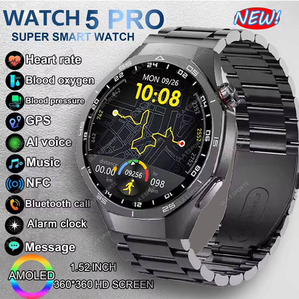 Smartwatch Watches For Women With Gps - Nuevo Reloj Inteligente Watch 5 Pro