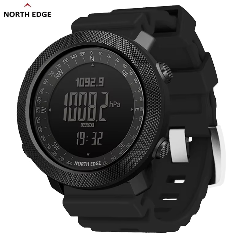 Altimeter Compass Watch - NORTH EDGE-Reloj deportivo para Hombre, altímetro,