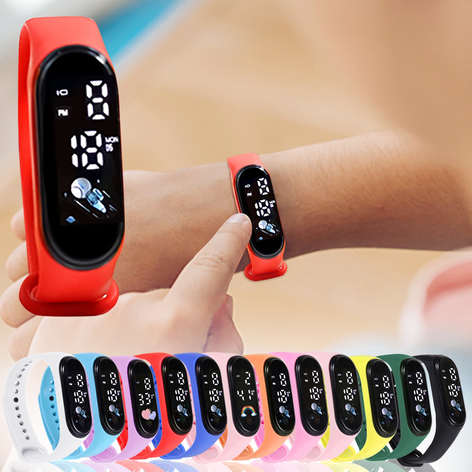Smartwatch Digital Watches For Kid Girl - Reloj inteligente Kawaii para niños, relojes