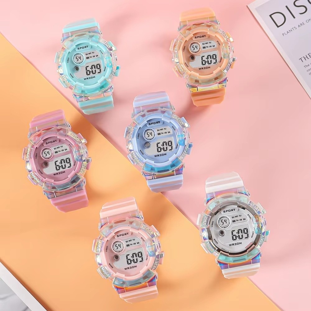 Smartwatch Digital Watches For Kid Girl - Relojes deportivos impermeables para niños, con