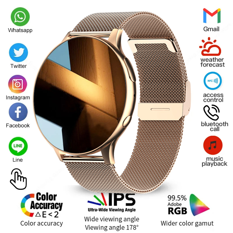 Watches Ladies Smartwatch - Reloj inteligente 2026 para mujer con