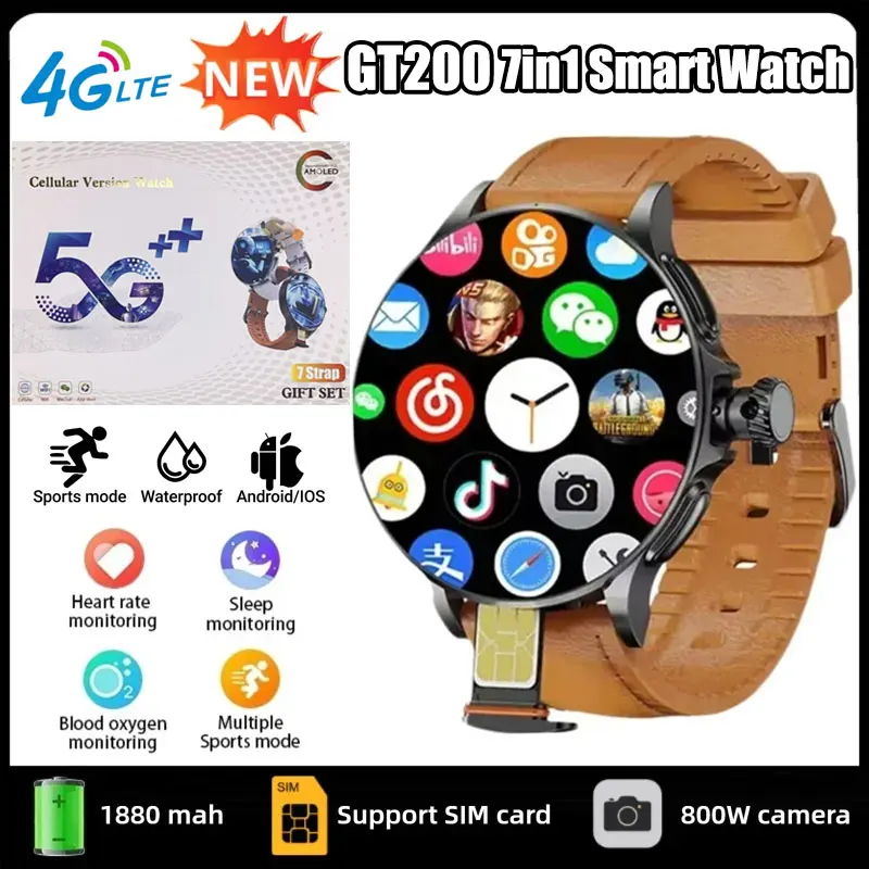 Smartwatch Watches For Women With Gps - Reloj inteligente GT200 5G con pantalla