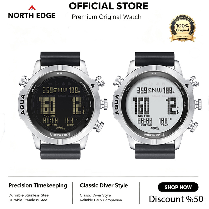 Altimeter Compass Watch - Reloj Digital para Hombre NORTH EDGE,