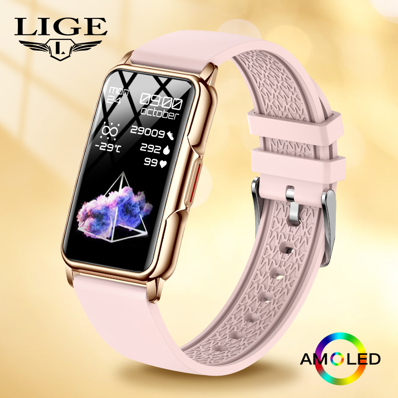 Watches Ladies Smartwatch - LIGE podómetro Bluetooth llamada reloj inteligente