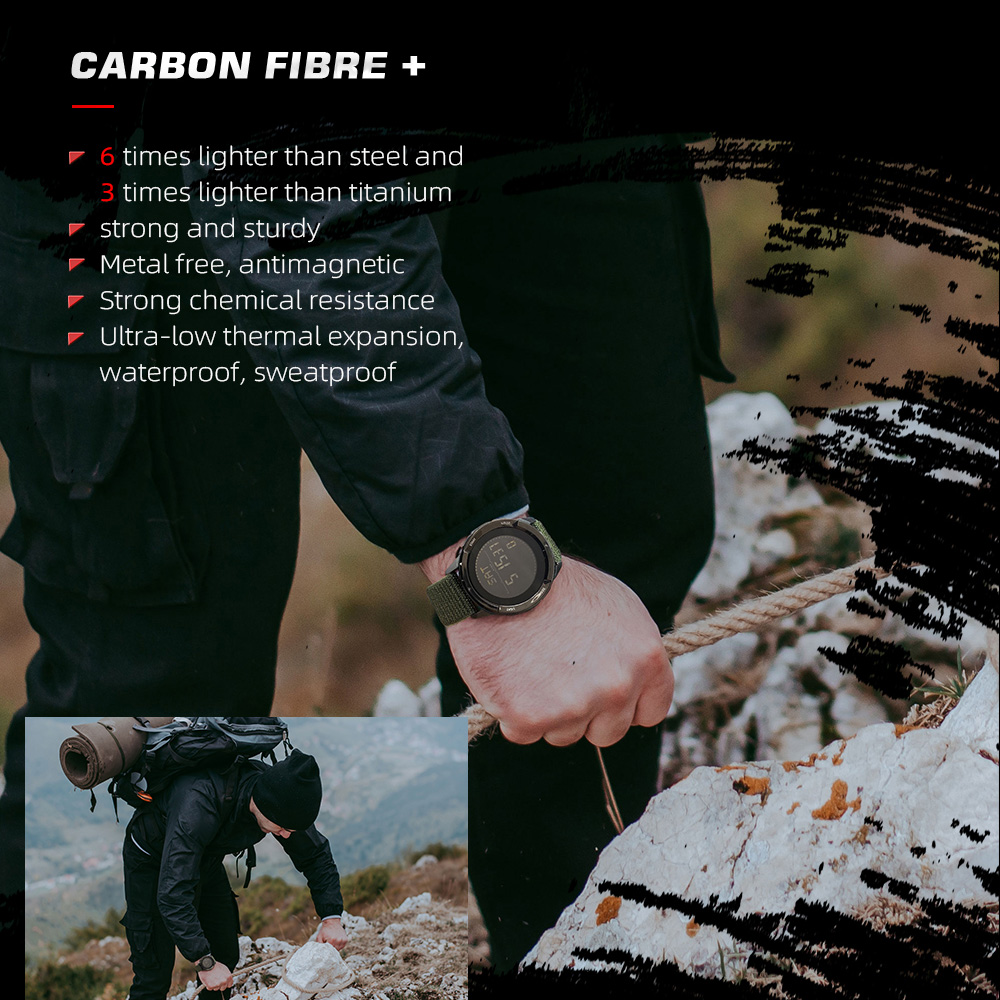Reloj Digital para hombre, rel - Altimeter Compass Watch reseña y precio