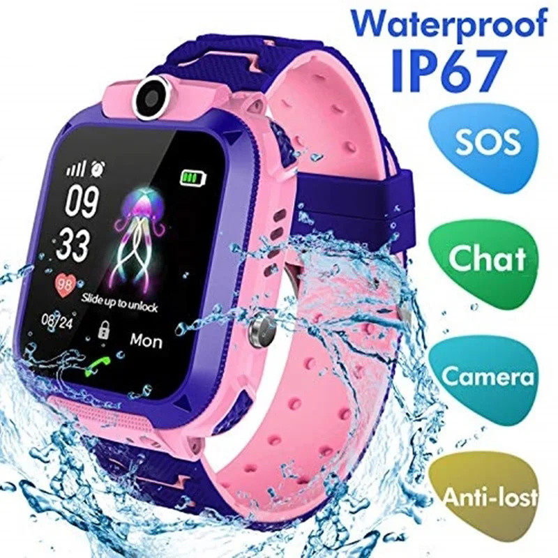 Reloj inteligente 2G para niño - Smartwatch Digital Watches For Kid Girl reseña y precio