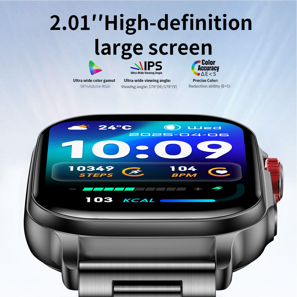 Reloj Inteligente 2026 de 2.01 - Smartwatch Watches Price reseña y precio