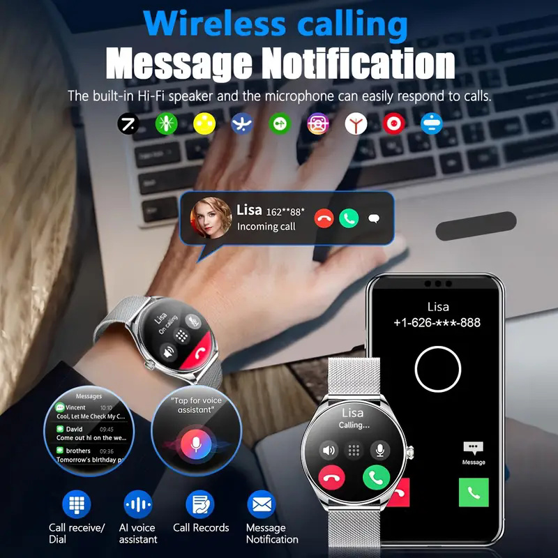 Reloj inteligente ultrafino pa - Watches Ladies Smartwatch reseña y precio