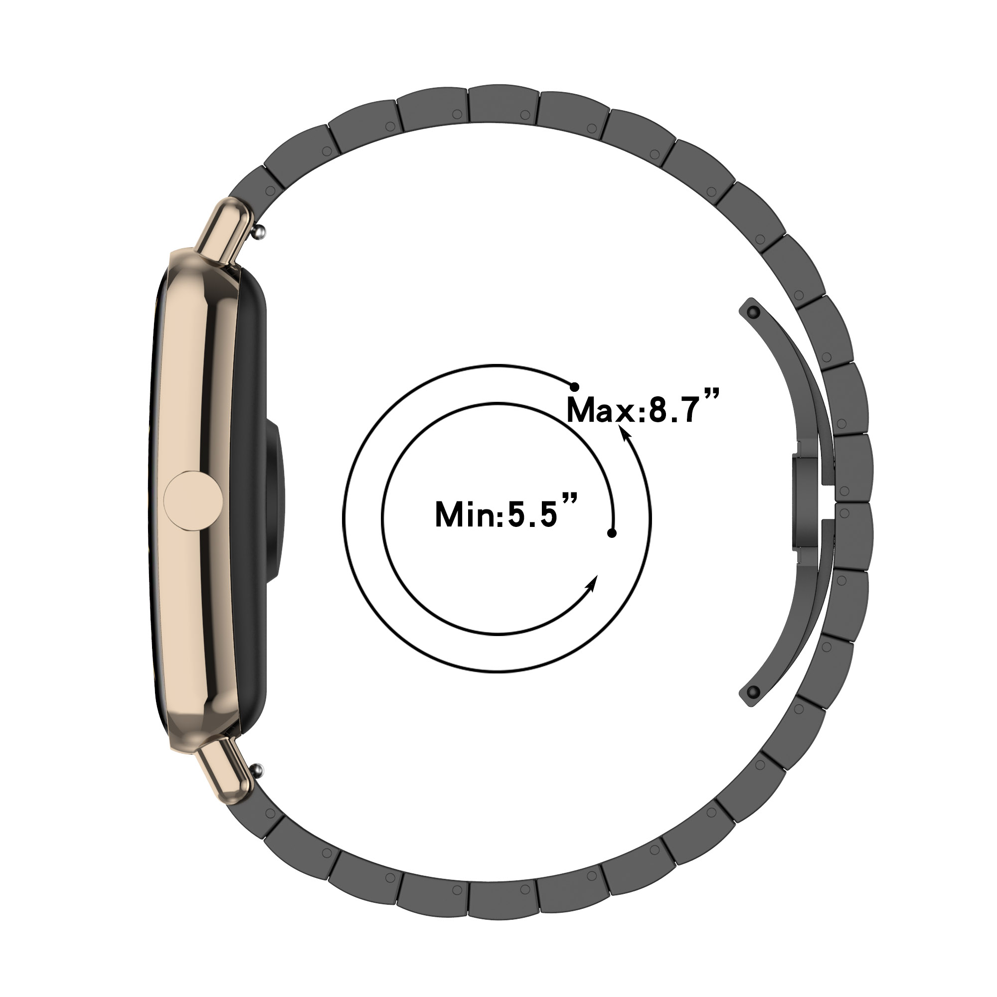 Pulsera de acero inoxidable de - Timex Watches Smartwatch reseña y precio