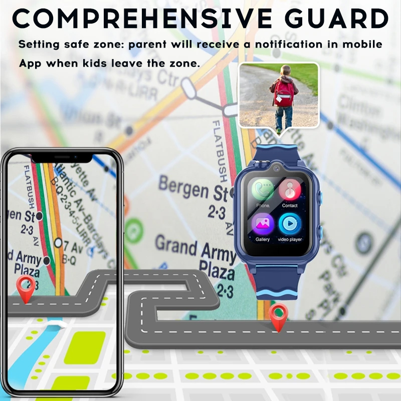 Reloj Inteligente Yoateo para  - Smartwatch Watches For Kids With Gps reseña y precio