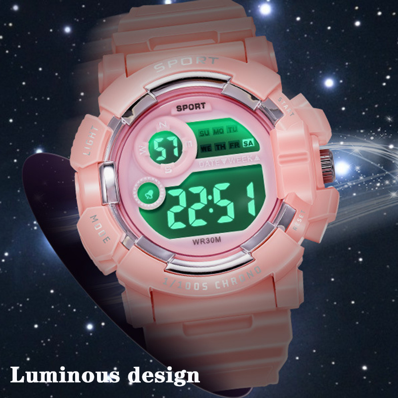Relojes YIKAZE para niños, rel - Smartwatch Digital Watches For Kid Girl reseña y precio