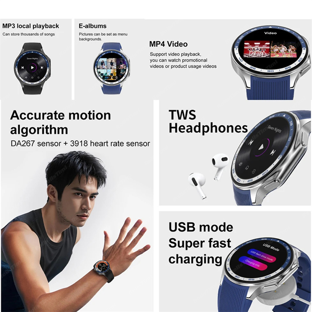 Reloj inteligente AMOLED 1,43  - Timex Watches Smartwatch reseña y precio