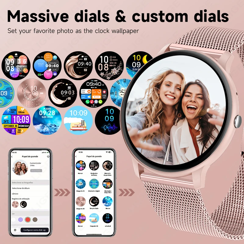 Reloj Inteligente LIGE con Lla - Watches Ladies Smartwatch reseña y precio