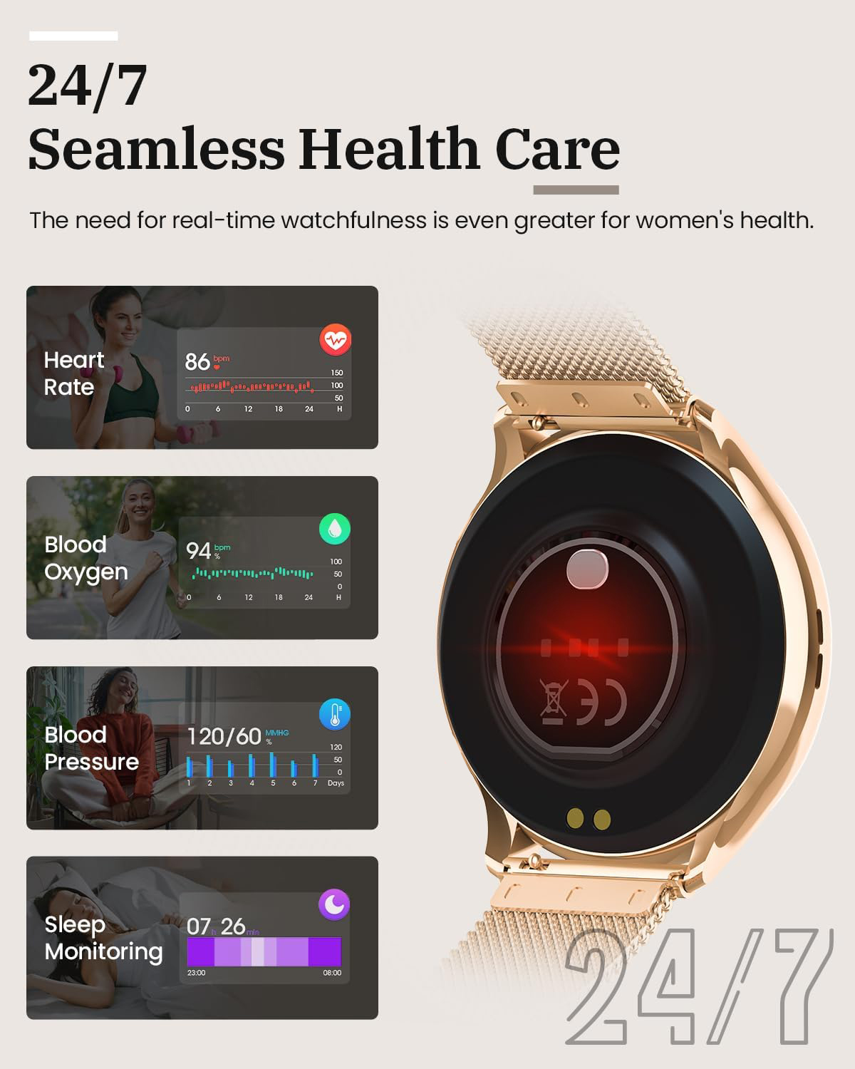 2026 Original para Mujeres, Re - Watches Ladies Smartwatch reseña y precio
