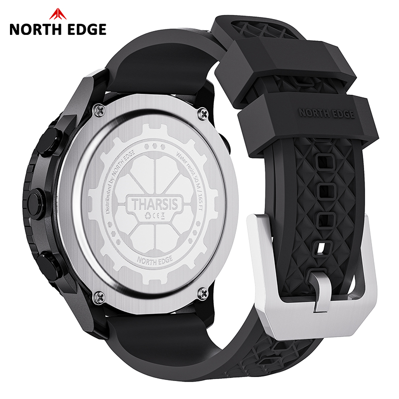 Reloj digital de fibra de carb - Altimeter Compass Watch reseña y precio