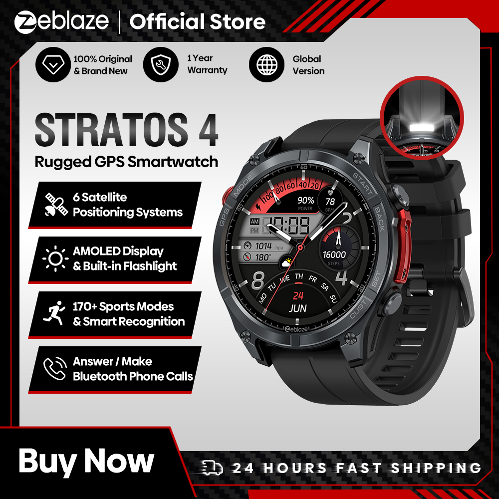 Nuevo reloj inteligente Zeblaz - Altimeter Compass Watch reseña y precio