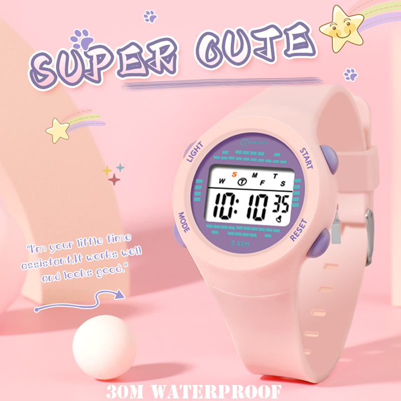 Reloj electrónico para niños,  - Smartwatch Digital Watches For Kid Girl reseña y precio