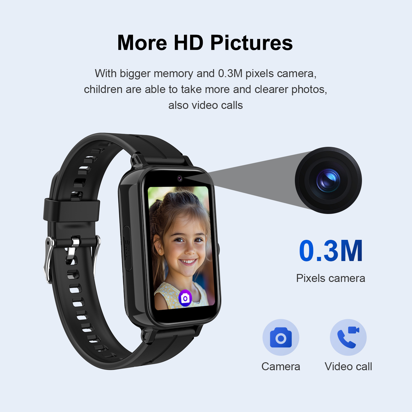 Reloj inteligente para niños c - Smartwatch Watches For Kids With Gps reseña y precio