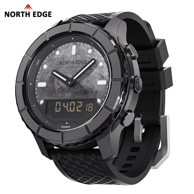 Reloj digital de fibra de carb - Altimeter Compass Watch reseña y precio