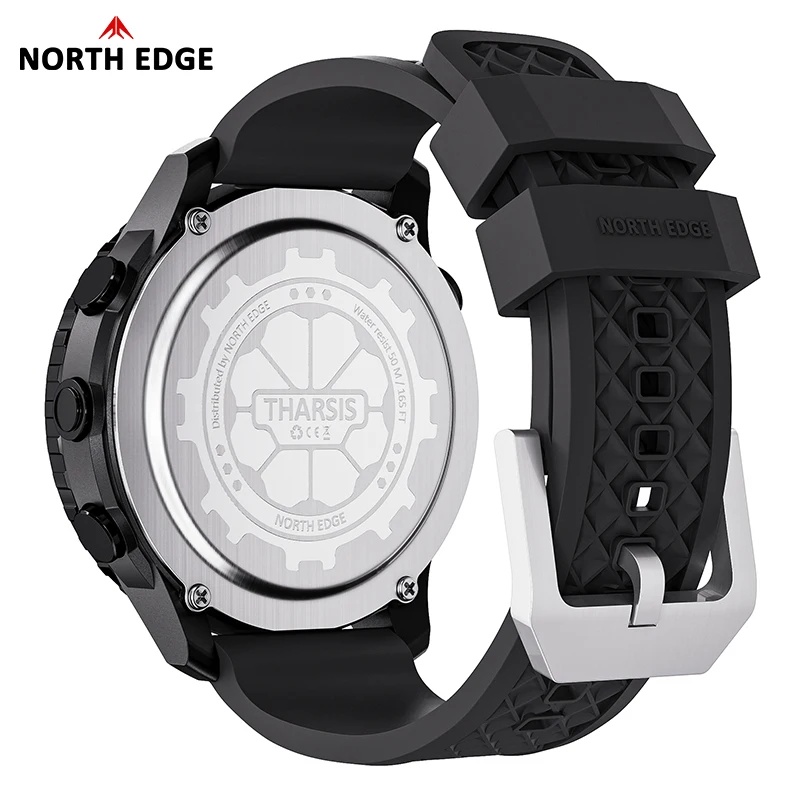 Reloj digital de fibra de carb - Altimeter Compass Watch reseña y precio